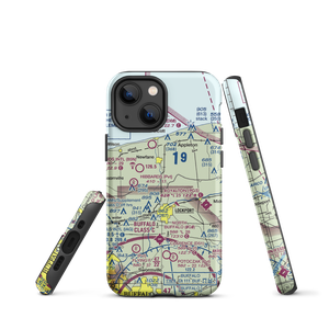 Bent-Wing Airport (59NY) VFR Sectional  Tough iPhone Case