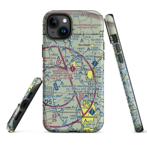 Bentonville Municipal-Louise M Thaden Field (VBT) VFR Sectional  Tough iPhone Case