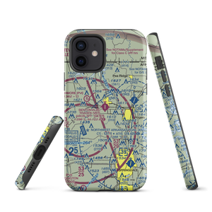 Bentonville Municipal-Louise M Thaden Field (VBT) VFR Sectional  Tough iPhone Case