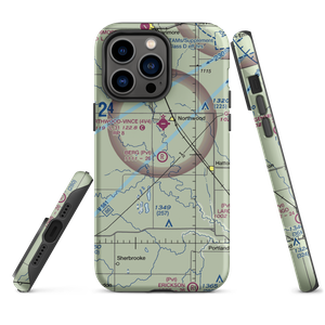 Berg Field (72ND) VFR Sectional  Tough iPhone Case