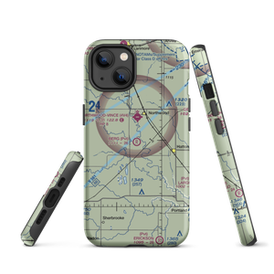 Berg Field (72ND) VFR Sectional  Tough iPhone Case