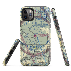 Berlin Regional Airport (BML) VFR Sectional  Tough iPhone Case