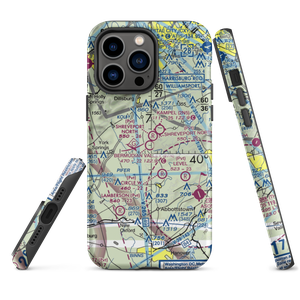 Bermudian Valley Airpark (07N) VFR Sectional  Tough iPhone Case