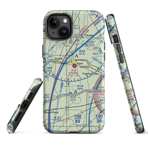 Bernard Manor Airport (65AR) VFR Sectional  Tough iPhone Case