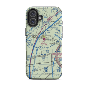 Bernard Manor Airport (65AR) VFR Sectional  Tough iPhone Case