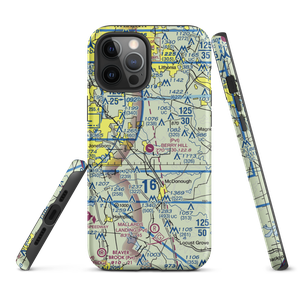 Berry Hill Airport (4A0) VFR Sectional  Tough iPhone Case