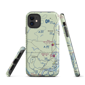 Berryhill Farms Airport (US-0106) VFR Sectional  Tough iPhone Case