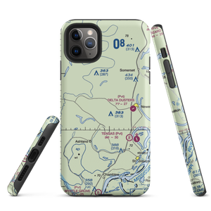 Berryhill Farms Airport (US-0106) VFR Sectional  Tough iPhone Case