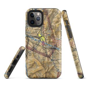 Bert Mooney Airport (BTM) VFR Sectional  Tough iPhone Case