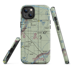 Besch Airport (IA18) VFR Sectional  Tough iPhone Case