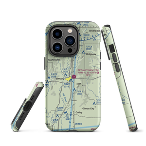 Bethany Memorial Airport (75K) VFR Sectional  Tough iPhone Case