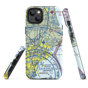 Beverly Municipal Airport (BVY) VFR Sectional  Tough iPhone Case