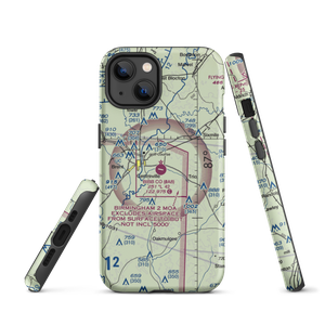 Bibb County Airport (0A8) VFR Sectional  Tough iPhone Case