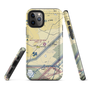 Bicycle Lake Army Air Field (BYS) VFR Sectional  Tough iPhone Case