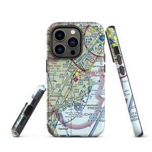 Biddeford Municipal Airport (B19) VFR Sectional  Tough iPhone Case