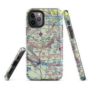 Big 'T' Airport (64GA) VFR Sectional  Tough iPhone Case