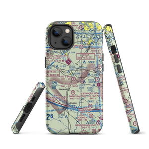 Big 'T' Airport (64GA) VFR Sectional  Tough iPhone Case