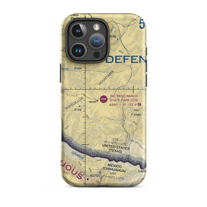 Big Bend Ranch State Park Airport (3T9) VFR Sectional  Tough iPhone Case