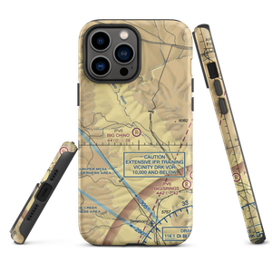 Big Chino Airstrip (AZ09) VFR Sectional  Tough iPhone Case