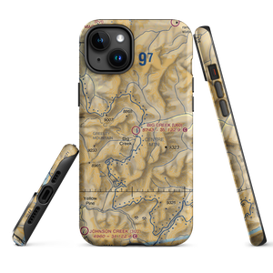 Big Creek Airport (U60) VFR Sectional  Tough iPhone Case