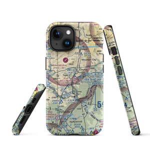 Big Creek Flying Ranch Airport (GA18) VFR Sectional  Tough iPhone Case