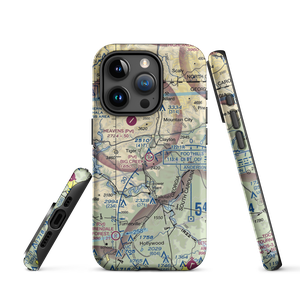 Big Creek Flying Ranch Airport (GA18) VFR Sectional  Tough iPhone Case