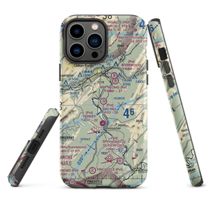 Big Hill Airport (44VA) VFR Sectional  Tough iPhone Case