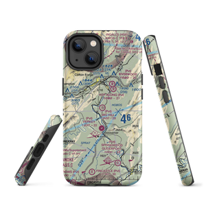 Big Hill Airport (44VA) VFR Sectional  Tough iPhone Case