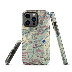 Big Hill Airport (44VA) VFR Sectional  Tough iPhone Case