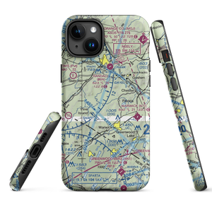 Big Island Airport (NK07) VFR Sectional  Tough iPhone Case