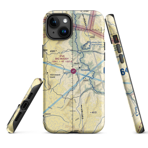 Big Muddy Ranch Airport (2OR1) VFR Sectional  Tough iPhone Case