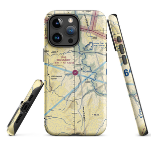 Big Muddy Ranch Airport (2OR1) VFR Sectional  Tough iPhone Case