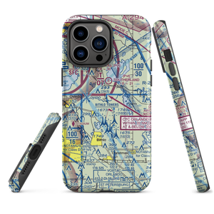 Big Oaks Ranch Airport (6FD2) VFR Sectional  Tough iPhone Case