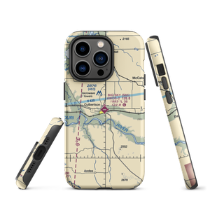 Big Sky Field (S85) VFR Sectional  Tough iPhone Case