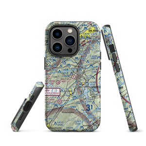 Big T Airport (80TN) VFR Sectional  Tough iPhone Case