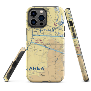 Big Tank Ranch Airport (76TE) VFR Sectional  Tough iPhone Case