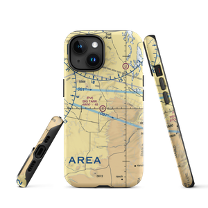 Big Tank Ranch Airport (76TE) VFR Sectional  Tough iPhone Case