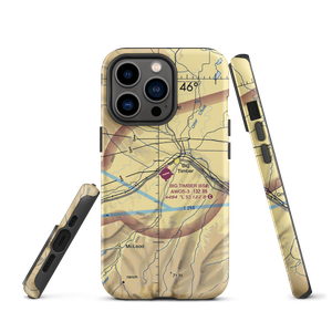 Big Timber Airport (6S0) VFR Sectional  Tough iPhone Case