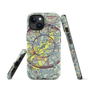 Birmingham-Shuttlesworth International Airport (BHM) VFR Sectional  Tough iPhone Case