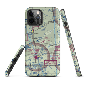 Bishman Private Airport (90MN) VFR Sectional  Tough iPhone Case