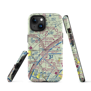 Bishop Airport (76T) VFR Sectional  Tough iPhone Case