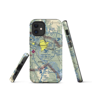 Bismarck Municipal Airport (BIS) VFR Sectional  Tough iPhone Case