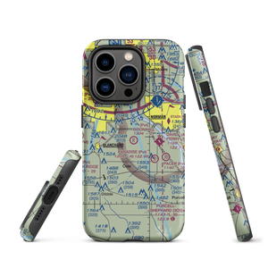Bison Hill Airport (80OK) VFR Sectional  Tough iPhone Case