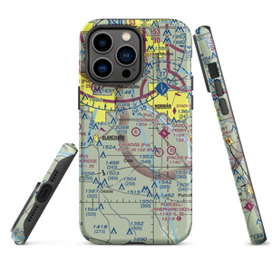 Bison Hill Airport (80OK) VFR Sectional  Tough iPhone Case