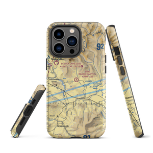 Black Canyon Ranch Airport (MT39) VFR Sectional  Tough iPhone Case