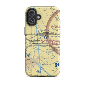 Black Diamond Airport (12WY) VFR Sectional  Tough iPhone Case