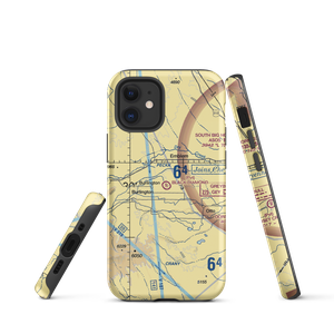 Black Diamond Airport (12WY) VFR Sectional  Tough iPhone Case