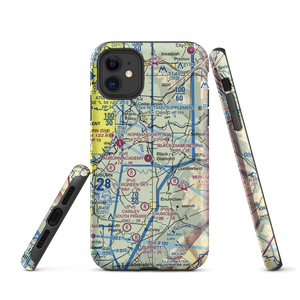 Black Diamond Airport (95WA) VFR Sectional  Tough iPhone Case