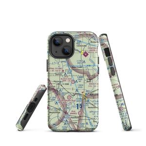 Black Dog Farm Airport (WS76) VFR Sectional  Tough iPhone Case