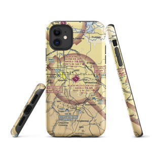 Black Hills Airport-Clyde Ice Field (SPF) VFR Sectional  Tough iPhone Case